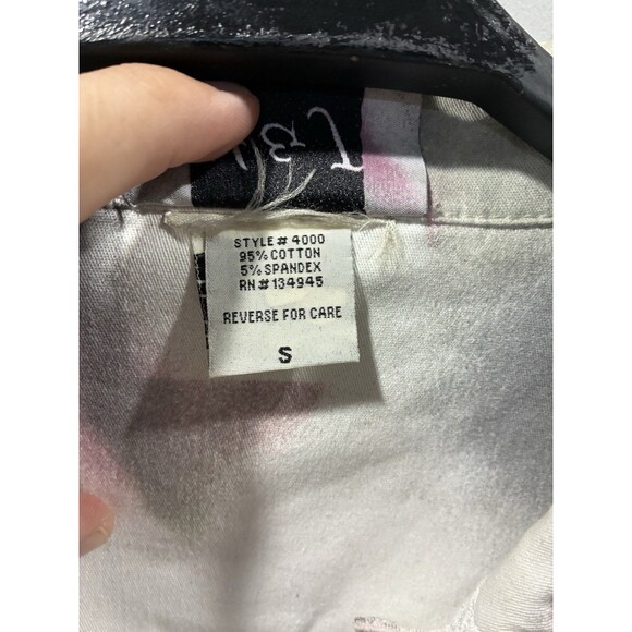 H&J Studded Spray Paint Denim Jacket Sz S Pink Gray Ombre Y2K Punk Streetwear - Picture 6 of 10